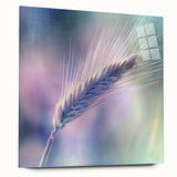 Floral and botanical acrylic glass artwork showcasing vibrant colors and intricate designs, viewed from the side, perfect for modern home decor. Ideal for adding a touch of nature-inspired elegance to any room.