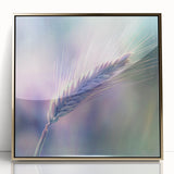 Framed acrylic wall art featuring a vibrant floral and botanical design in gold tones, perfect for home decor, adding elegance and nature-inspired beauty to any space.