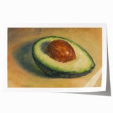 Rolled print featuring an array of colorful fruits, ideal for art wall dining room decor.