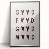 Large abstract wall art featuring vibrant orange and teal swirls on a black acrylic framed print.