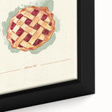 Close-up of a black wall art canvas featuring colorful, textured pastries, ideal for extra large living room decor.