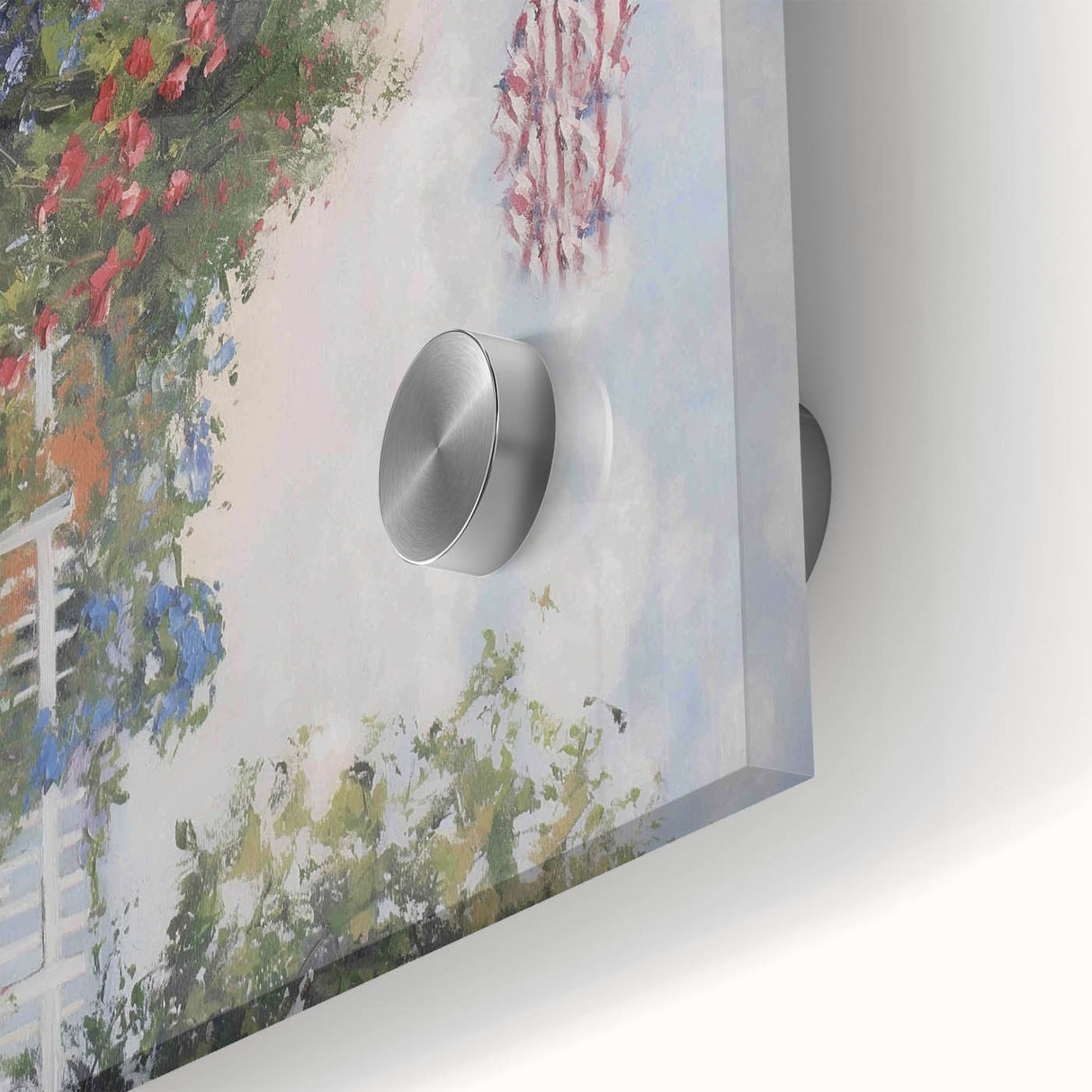 Patriotic Garden Scene - 4th of July Wall Art