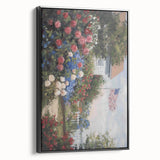 Patriotic Garden Scene - 4th of July Wall Art