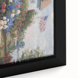 Patriotic Garden Scene - 4th of July Wall Art