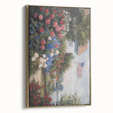 Patriotic Garden Scene - 4th of July Wall Art
