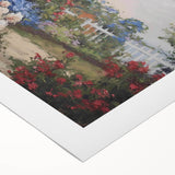 Patriotic Garden Scene - 4th of July Wall Art