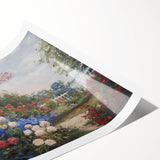 Patriotic Garden Scene - 4th of July Wall Art