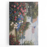 Patriotic Garden Scene - 4th of July Wall Art