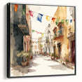 Cinco de Mayo Art Prints - Colorful Mexican Street Scene Wall Decor