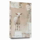 Charming Lamb - Easter Wall Art, Easter Canvas Prints, Home Decor