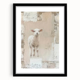 Charming Lamb - Easter Wall Art, Easter Canvas Prints, Home Decor