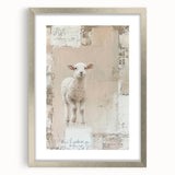 Charming Lamb - Easter Wall Art, Easter Canvas Prints, Home Decor