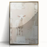 Charming Lamb - Easter Wall Art, Easter Canvas Prints, Home Decor