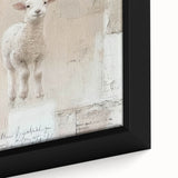 Charming Lamb - Easter Wall Art, Easter Canvas Prints, Home Decor