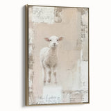 Charming Lamb - Easter Wall Art, Easter Canvas Prints, Home Decor