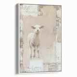 Charming Lamb - Easter Wall Art, Easter Canvas Prints, Home Decor
