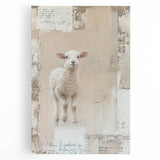 Charming Lamb - Easter Wall Art, Easter Canvas Prints, Home Decor
