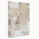 Charming Lamb - Easter Wall Art, Easter Canvas Prints, Home Decor