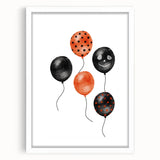 Spooky Halloween Balloons Canvas Art - Halloween Wall Decorations