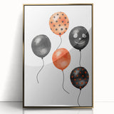 Spooky Halloween Balloons Canvas Art - Halloween Wall Decorations
