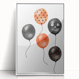 Spooky Halloween Balloons Canvas Art - Halloween Wall Decorations