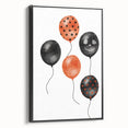Spooky Halloween Balloons Canvas Art - Halloween Wall Decorations