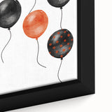 Spooky Halloween Balloons Canvas Art - Halloween Wall Decorations