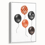Spooky Halloween Balloons Canvas Art - Halloween Wall Decorations