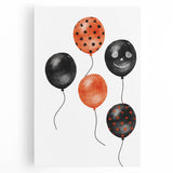 Spooky Halloween Balloons Canvas Art - Halloween Wall Decorations