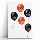 Spooky Halloween Balloons Canvas Art - Halloween Wall Decorations