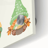 St. Patrick’s Day Gnome Wall Art – Irish Leprechaun Print Decor