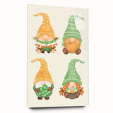 St. Patrick’s Day Gnome Wall Art – Irish Leprechaun Print Decor