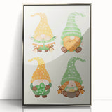 St. Patrick’s Day Gnome Wall Art – Irish Leprechaun Print Decor