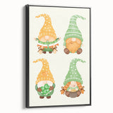 St. Patrick’s Day Gnome Wall Art – Irish Leprechaun Print Decor