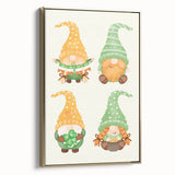 St. Patrick’s Day Gnome Wall Art – Irish Leprechaun Print Decor