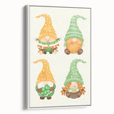 St. Patrick’s Day Gnome Wall Art – Irish Leprechaun Print Decor