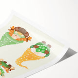 St. Patrick’s Day Gnome Wall Art – Irish Leprechaun Print Decor