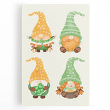 St. Patrick’s Day Gnome Wall Art – Irish Leprechaun Print Decor