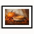 Autumn Pumpkin & Pie - Thanksgiving Wall Decor Canvas