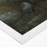 A Bushy Tree by the Lake - Impressionist Landscape by Lajos Csordák