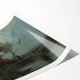 A Bushy Tree by the Lake - Impressionist Landscape by Lajos Csordák