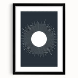 Radiating Sun - Boys Room Wall Art Kids Wall Art Prints