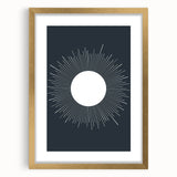 Radiating Sun - Boys Room Wall Art Kids Wall Art Prints
