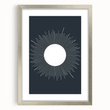 Radiating Sun - Boys Room Wall Art Kids Wall Art Prints
