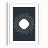 Radiating Sun - Boys Room Wall Art Kids Wall Art Prints