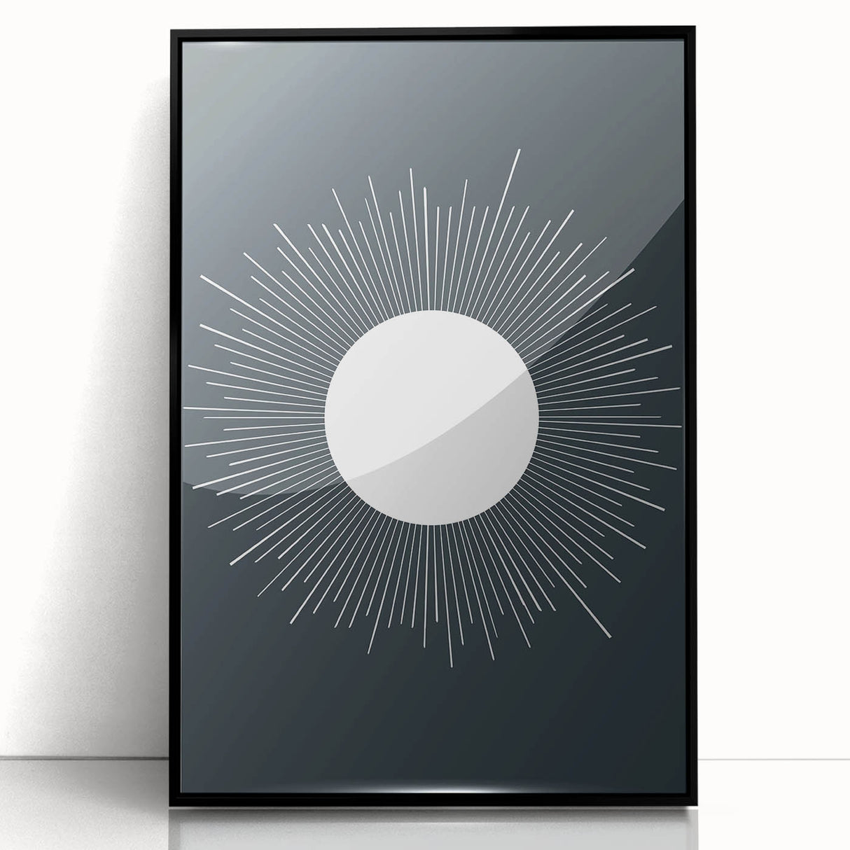 Radiating Sun - Boys Room Wall Art Kids Wall Art Prints