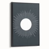 Radiating Sun - Boys Room Wall Art Kids Wall Art Prints