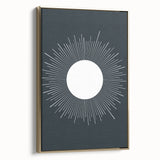 Radiating Sun - Boys Room Wall Art Kids Wall Art Prints