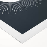 Radiating Sun - Boys Room Wall Art Kids Wall Art Prints