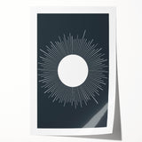 Radiating Sun - Boys Room Wall Art Kids Wall Art Prints